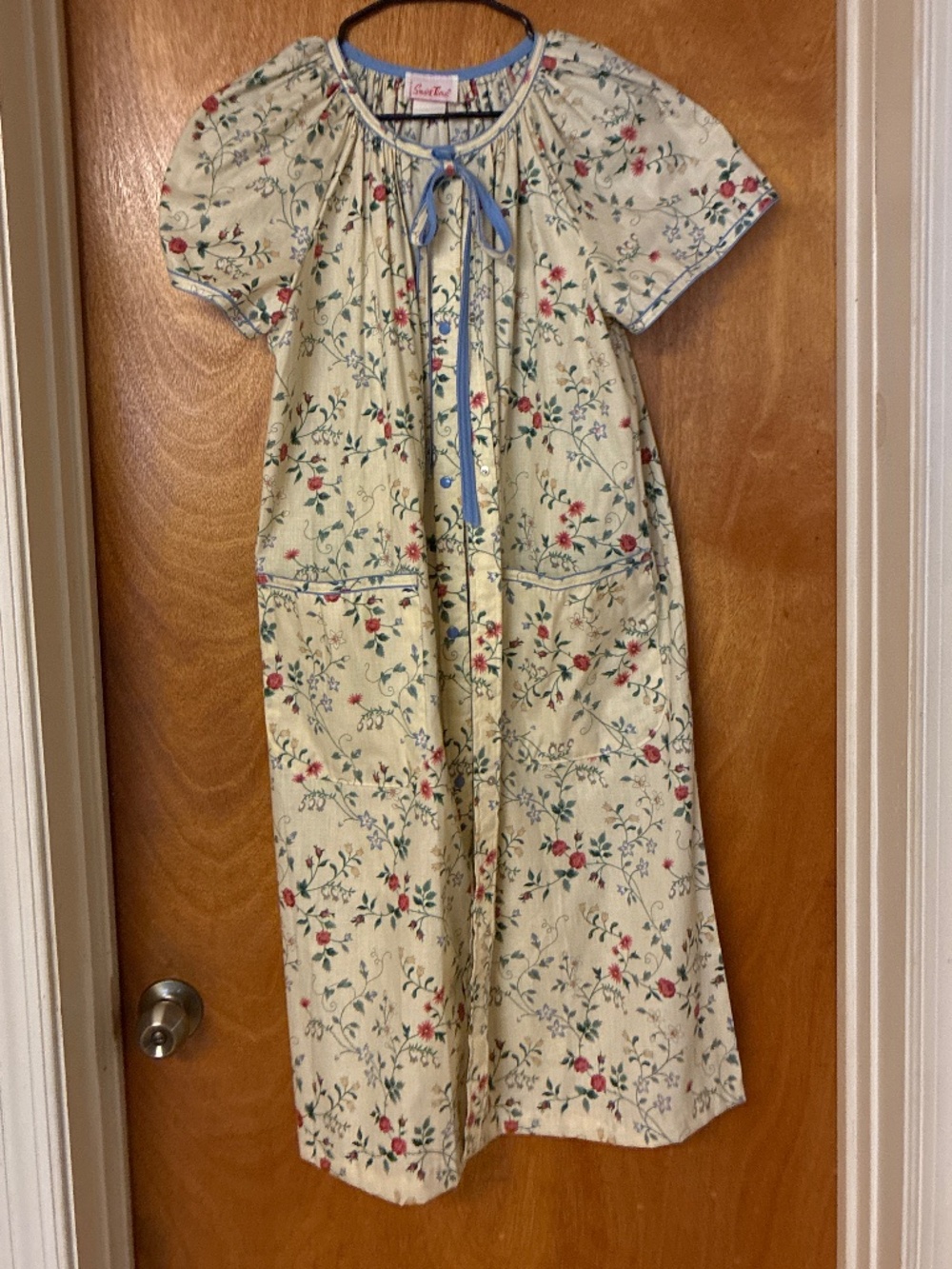 Vintage snap front Duster cottagecore prairie